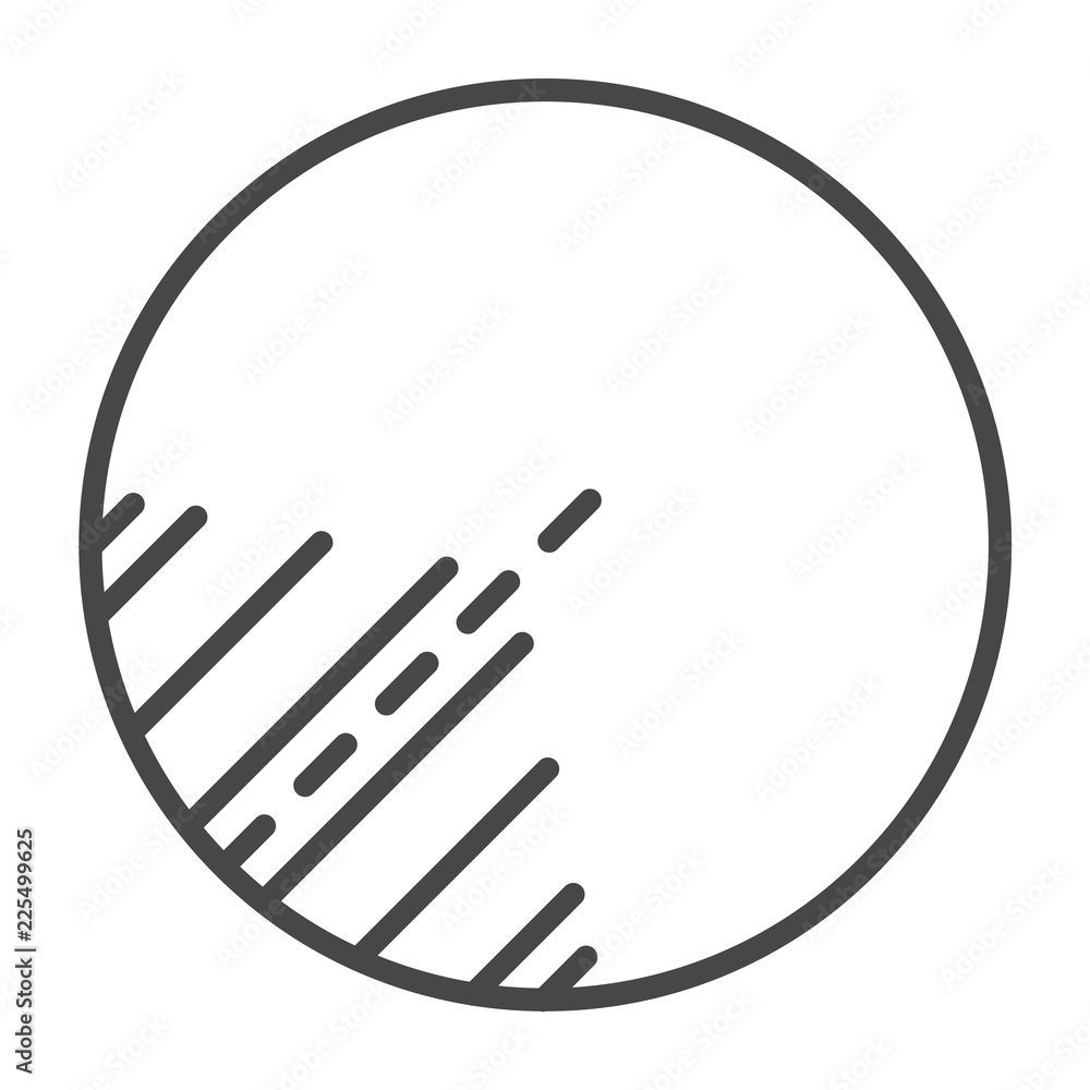 Poster new planet icon. outline new planet vector icon for web design isolated on white background