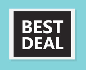 best deal concept- vector illustration