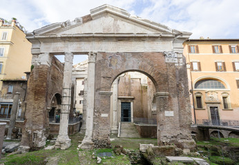 The Porticus Octaviae, Rome, Italy