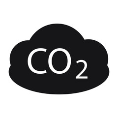 Obraz premium CO2 icon vector