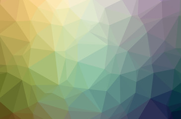 Fototapeta premium Illustration of beautiful blue low poly background.