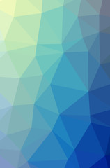 Obraz premium Illustration of beautiful blue low poly background.