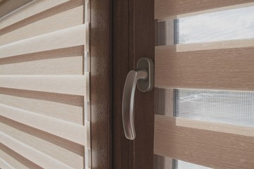 Window roller, duo system day and night, detail	