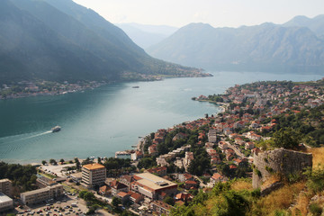 A view of Kotor Bay, Montenegro