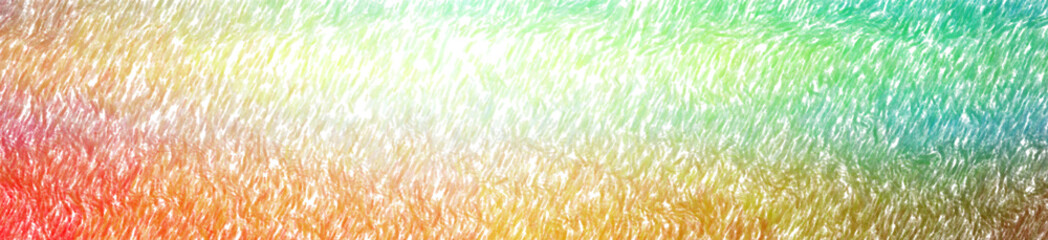 Illustration of green and orange Abstract Color Pencil background, abstract banner.