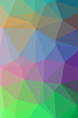 Illustration of beautiful green low poly background.