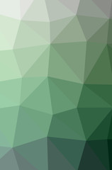 Illustration of beautiful green low poly background.