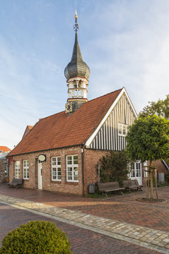 Historic town hall of Hooksiel, Germany