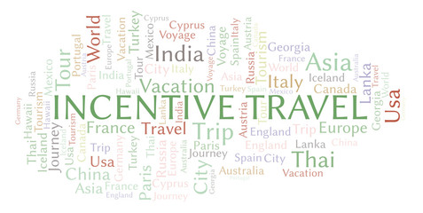 Incentive Travel word cloud.