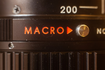 Camera Lens Macro