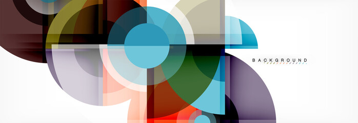 Obraz premium Circle abstract background