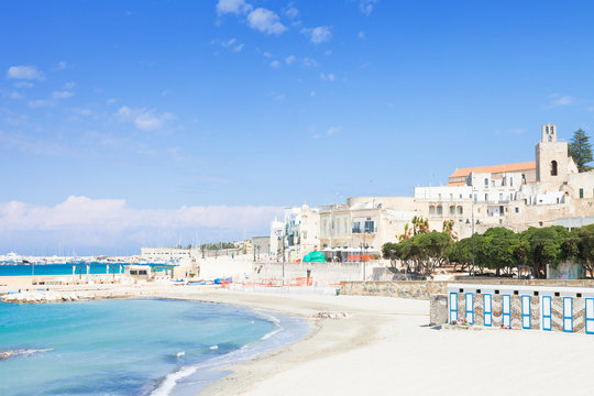 Otranto, Apulia - Out for a walk at the quiet beach of Otranto in Italy