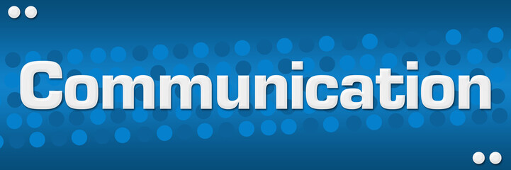 Communication Blue Dots Background 