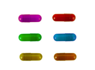 Medicinal pills piled up a bunch of closeup