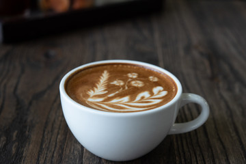 white coffee cup