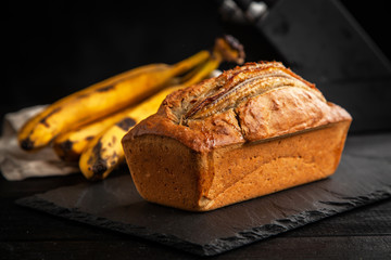 Homemade banana bread