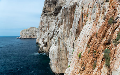 Landscape near the Neptune Grotto cave (Grotta di Nettuno) in Alghero, Sardinia

