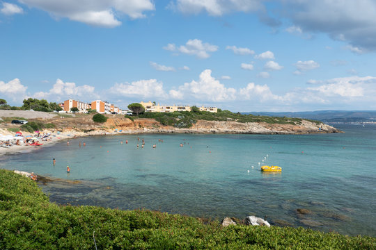 Beach Punta Negra, Fertilia, Sardinia.
