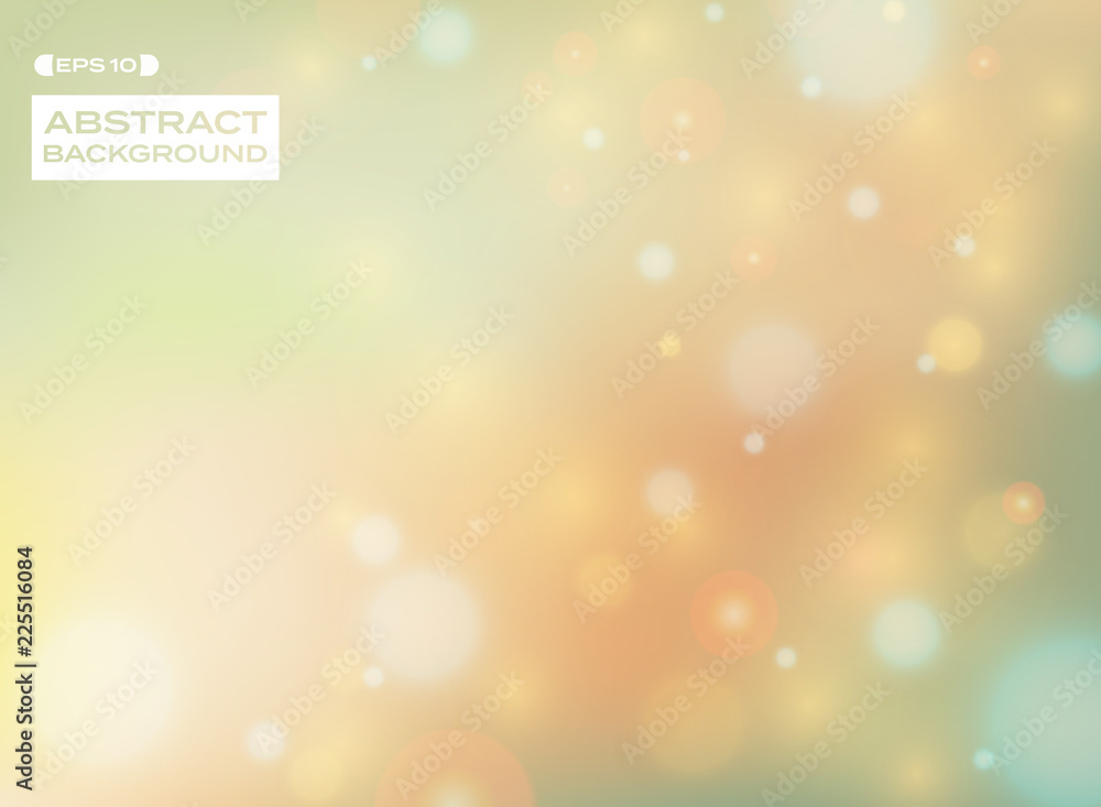 Poster abstract of mesh gradient colorful color with bokeh.