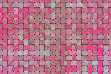 Rattan woven mat pattern, background or texture for design.