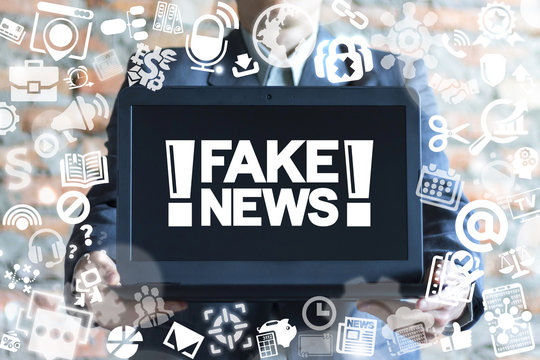 Fake News. Fact or Fake concept. Mass media today.