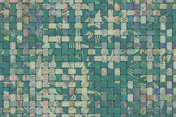 Fototapeta premium Rattan tkany wzór maty, tła lub tekstury dla projektu.