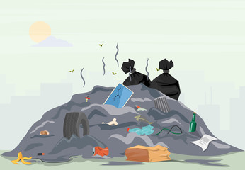 Garbage pile