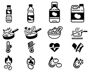 oil product and attribute of soybean general product icon.