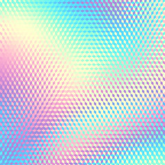 Blurred background. Geometric abstract pattern in low poly style. Effect of a glass. Small cubes. Vector image.