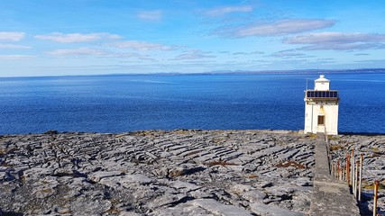 black head county clare ireland. the burren national park along the wild atlantic way on the...
