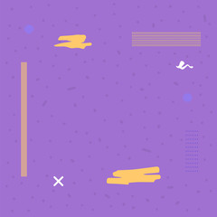 Abstract banner for social media networks. Vector illustration.