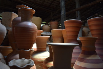 Fototapeta na wymiar handicrafts and ceramics, Maragogipinho, Bahia, Brazil