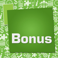Bonus Business Symbols Texture Green Squares 