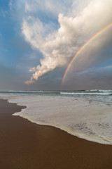 Rainbow at beach