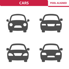 Obraz premium Cars Icons