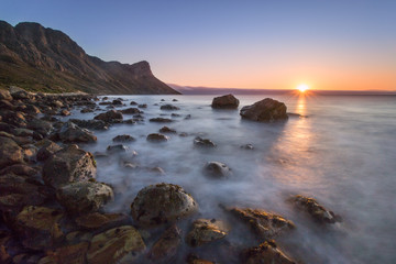 Fototapeta na wymiar Cape Town sunset beach
