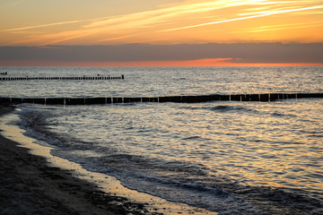 Sonnenuntergang an der Ostsee