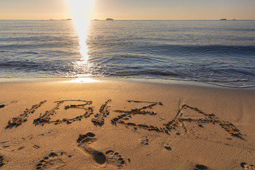 Ibiza im Sand