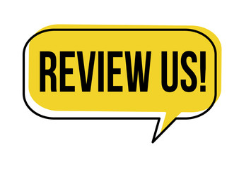 Review us speech bubble