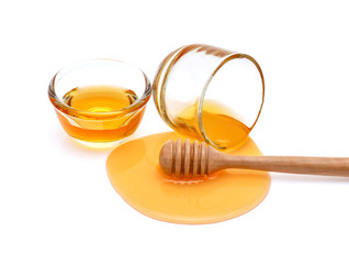 honey isolated on white background