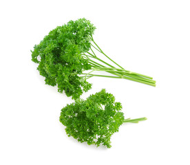 parsley isolated on white background