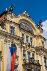 Fototapeta premium Prag, Jugendstilhaus