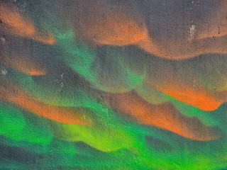 colorful graffiti cement wall texture