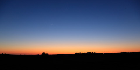 Sonnenaufgang im Herbst