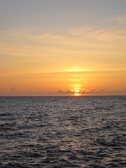 日没の海（sunset sea）沖縄 Okinawa Japan