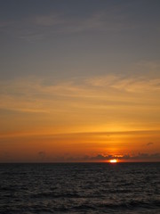 日没の海（sunset sea）沖縄 Okinawa Japan