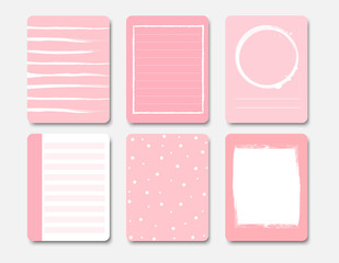 design elements for notebook, diary, stickers and other template.vector,illustration.