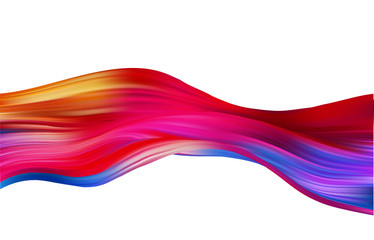 Abstract colorful vector background, color flow liquid wave for design brochure, website, flyer.