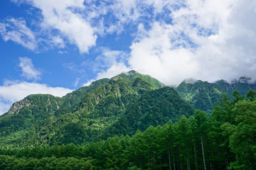 Obraz premium 長野県松本市 上高地の風景