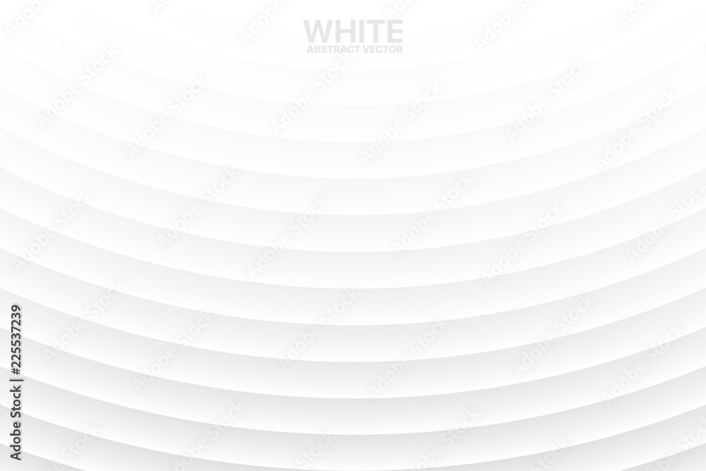 Aufkleber clear blank white subtle geometrical vector abstract background. light empty surface. 3d conceptual 